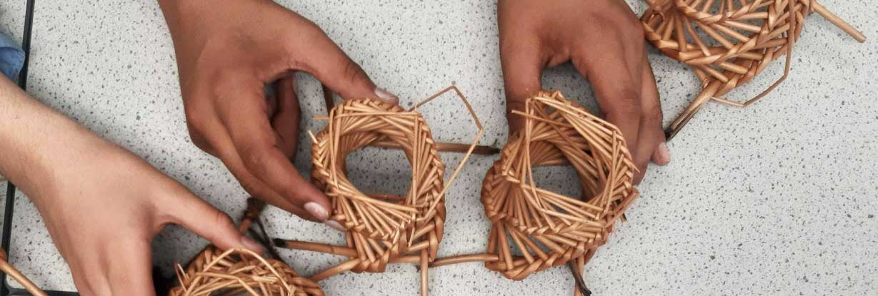 Willow bird feeders